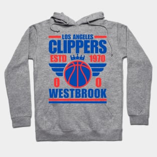 Los Angeles Clippers Westbrook 0 Basketball Retro Hoodie